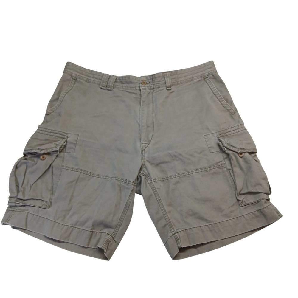 Polo Ralph Lauren Mens Cargo Shorts Size 42 Green Classic Polo Chino Cotton